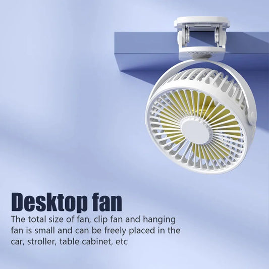 3-Speed USB Clip Fan